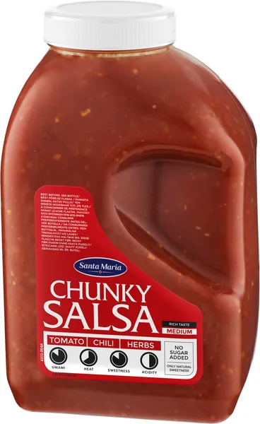Chunky salsa kaste SANTA MARIA, Medium, 3700 g