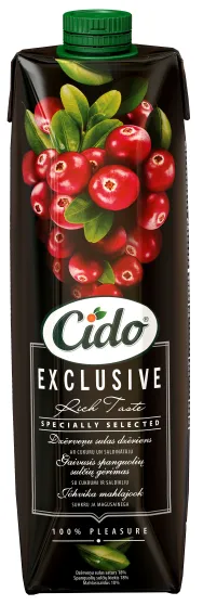 Jõhvikanektar, CIDO, 1 L
