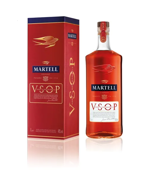 Cognac MARTELL VSOP Aged in Red Barrels,  40%vol, 1L,R18/134914/7