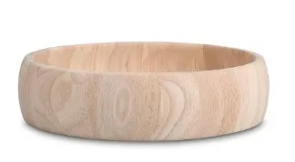 Dekoratiivkauss S|P COLLECTION, Rural, mango, D 28 cm, H 6,5 cm, tk