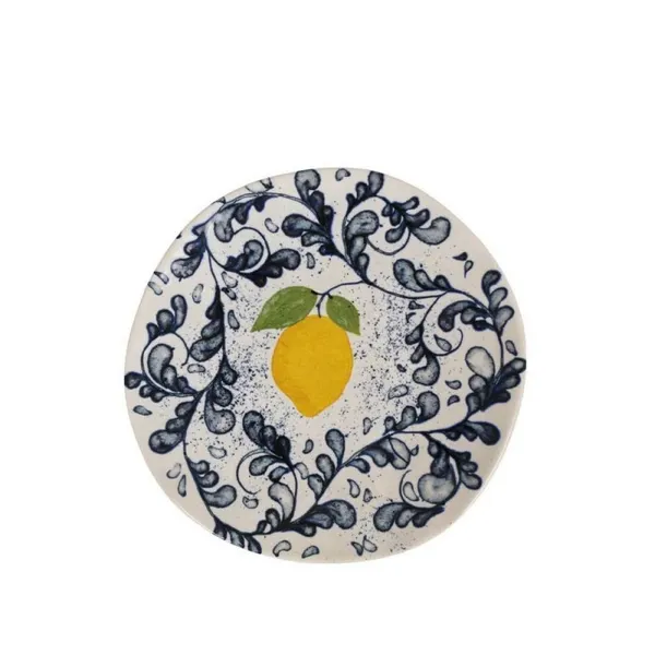 Desserttaldrik LA MEDITERRANEA, Limoi, keraamiline, D 20cm, tk.