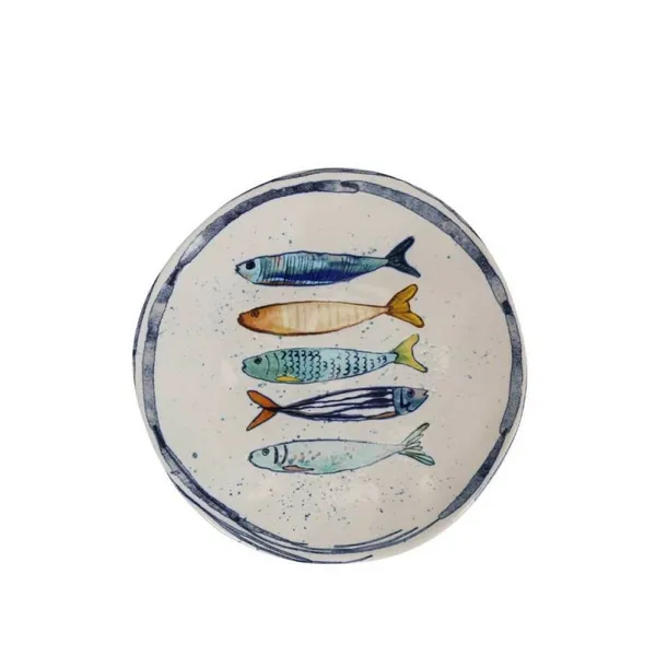 Desserttaldrik LA MEDITERRANEA, Peixe, keraamiline, D 20,2cm, tk.