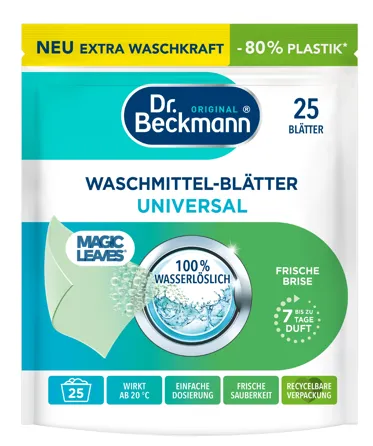 Veļas mazgāšanas lapas DR. BECKMANN Universal, 25gab