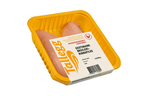Eestimaine broileririnnafilee TALLEGG, jahutatud, ~ 500g