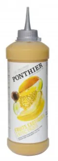 Eksootiliste puuviljade kaste PONTHIER, külmutatud, lisatud suhkruga, pigistuspudelis, 500 g