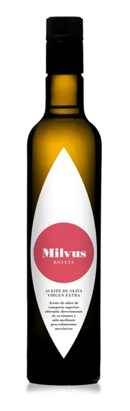 Neapstrādāta augstākā labuma olīveļļa MILVUS Royeta, 500ml