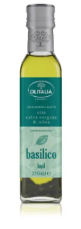 Ekstra- väärisoliiviõli OLITALIA basiilikuga 250ml