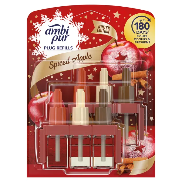Elektrilise õhuvärskendaja täide AMBI PUR 3Vol Spiced Apple, 2x20ml