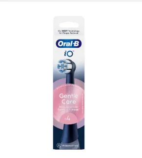 Elektrilise hambaharja varuotsikud ORAL-B iO Gentle Care, Black, 4tk