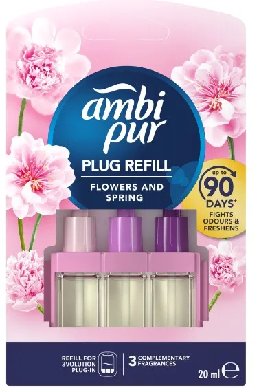 Elektrilise õhuvärskendaja täide Ambi Pur 3vol Flowers&Spring  20ml