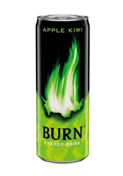 Energiajook BURN, Apple - Kiwi, 250 ml, purk