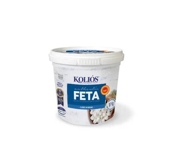 Fetajuust KOLIOS, kuubikud, lamba ja kitsepiimast, P.D.O., soolvees , 150g