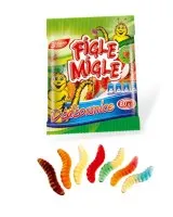 Želejkonfektes FIGLE MIGLE Worms, 80g