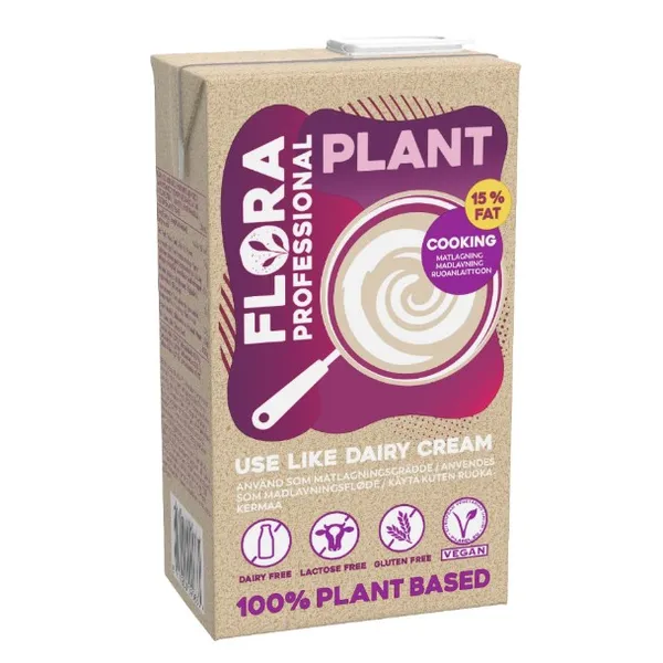 FLORA Taimne köögikreem, Professional Plant, 15%, 1 L