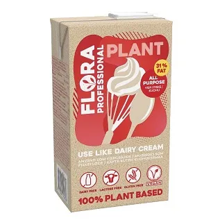 FLORA Taimne kreem vahustamiseks, Professional Plant, 31%, 1 L
