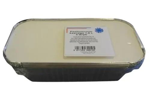 Fooliumist ahjuvorm 1500 ml, 4tk
