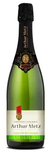 Dzirkstošais baltvīns ARTHUR METZ Cremant d'Alsace BIO Vegan, brut, 12%, 0.75l