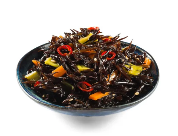 FR Hijiki merevetika salat, suhkru ja magusainega, sulatatud, kg
