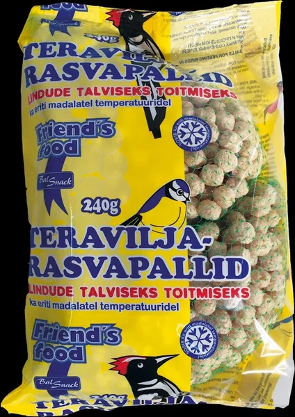 FRIENDS FOOD Teravilja-rasvapallid lindudele 240g