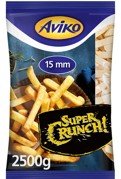 Saldēti frī kartupeļi  Supercrunch 15mm Aviko 2,5kg