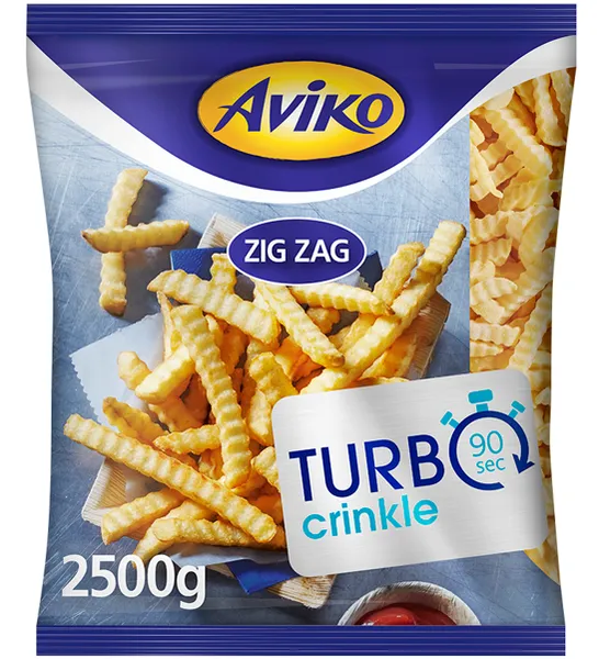 Friikartul AVIKO Premium Turbo Zig Zag, külmutatud, 2.5kg