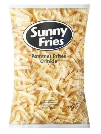 Saldēti frī kartupeļi Sunny Fries Crinkle 2,5kg