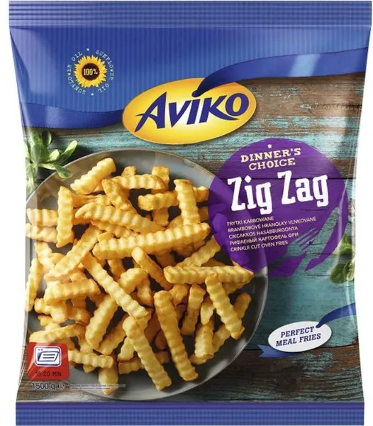 Friikartul AVIKO Zig Zag külmutatud 1,5kg