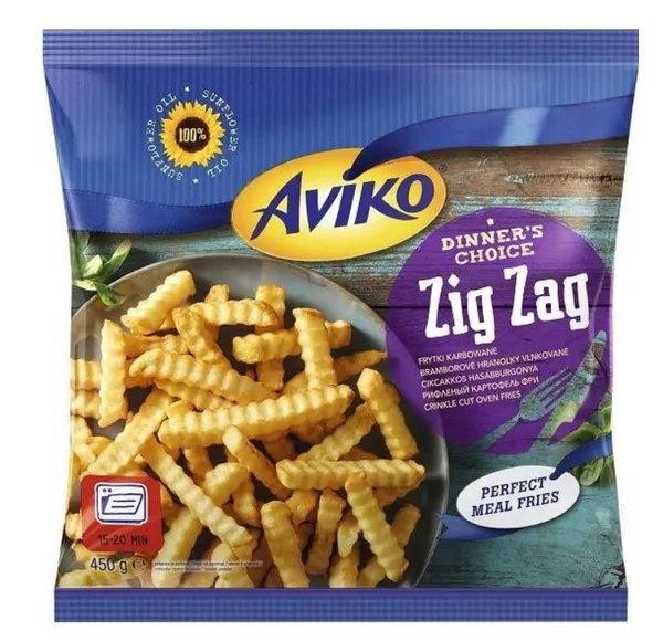 Friikartul Zig Zag AVIKO, külmutatud, 450g