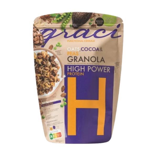 Funktsionaalne granola “High Power”, GRACI, rikastatud raua ja tsingiga, 300 g