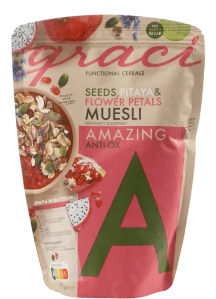 Funktsionaalne müsli “Amazing”, GRACI, rikastatud raua ja tsingiga, 400 g