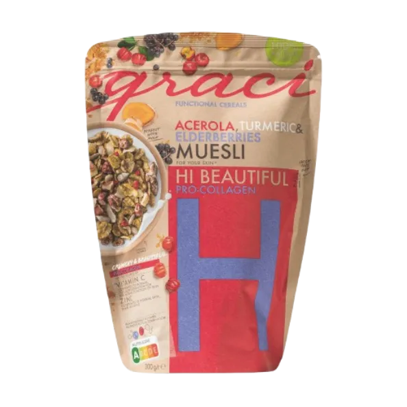 Funktsionaalne müsli “Hi Beautiful”, GRACI, rikastatud C-vitamiini ja tsingiga, 300 g