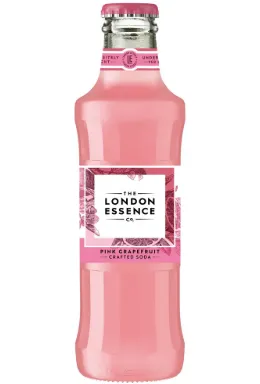 Bezalkoholisks dzēriens LONDON ESSENCE Pink Grapefruit, gāzēts, stiklā, 0.2l (DEP)
