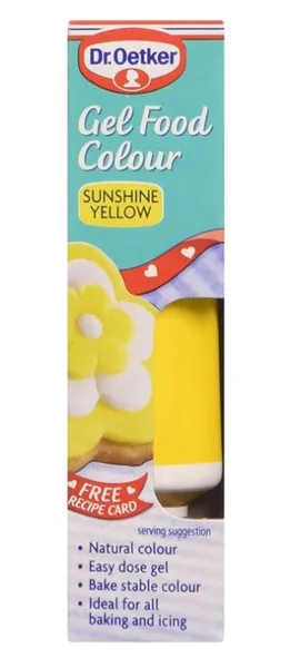 Geeltoiduvärv kollane, DR.OETKER, 10 g