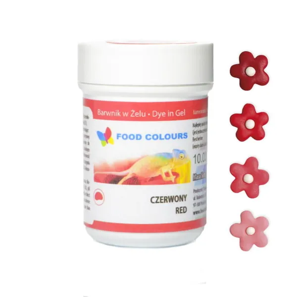 Geel-toiduvärv, punane, 35g