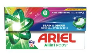 Geelkapslid Color, ARIEL, 30 tk