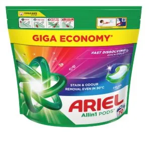 Geelkapslid ARIEL Color, 70 pesukorda