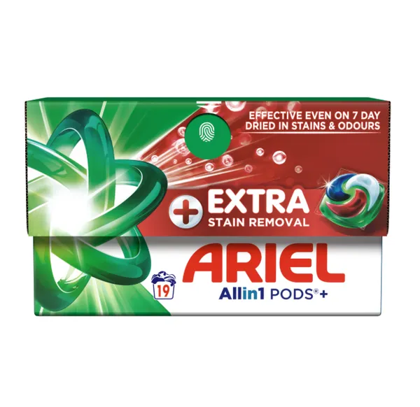 Geelkapslid ARIEL Extra Clean, 19 pesukorda