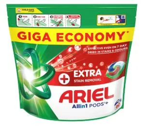 Geelkapslid ARIEL Extra Clean, 60 pesukorda