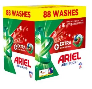 Geelkapslid ARIEL Extra Clean, 88 pesukorda