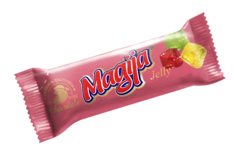 Glasuurkohuke MAGIJA, želeetükkidega, 22%, 45g