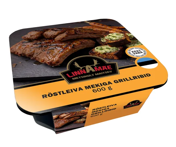 Grillribid LINNAMÄE, Röstleiva mekiga, 600g
