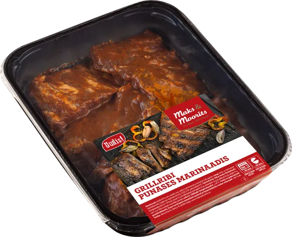 Grillribid MAKS&MOORITS, punases marinaadis, ~1,3kg
