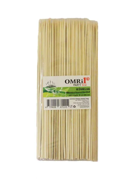 Grilltikud, 20cm, 200tk pakis