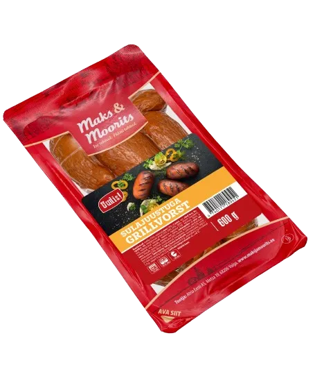 Grillvorstid MAKS&MOORITS, sulajuustuga, 600g