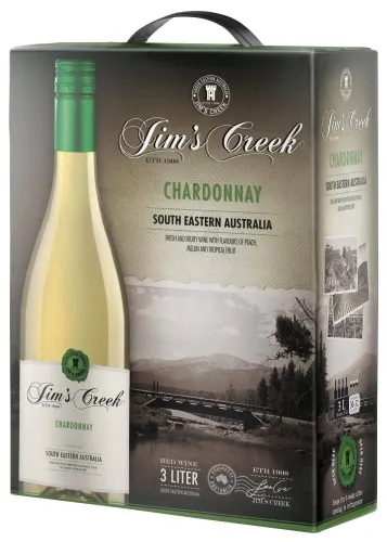 GT Vein JIMS CREEK Chardonnay, 12,5% 3 L, R13/85051/78, BIB
