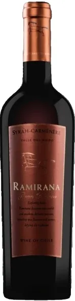 Sarkanvīns RAMIRANA Syrah Carménere, sauss, 13,5%, 0.75l