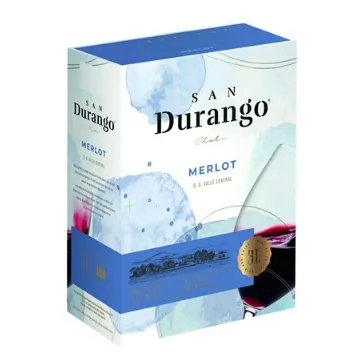 GT vein SAN DURANGO, Tšiili, Merlot,BIB, punane, kuiv, 13%, 3 l, R24/192222/78