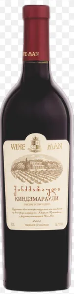 Sarkanvīns WINE MAN Kindzmarauli, pussalds, 11%, 0.75l