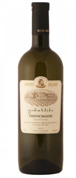 Baltvīns WINE MAN Pirosmani, pussauss, 11,5%, 0.75l