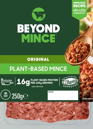 Hakitud hernevalgu mass BEYOND MINCE, külmutatud, 250g, vegan